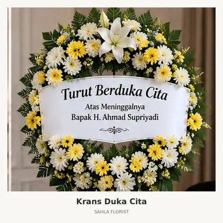 Krans Bunga Duka Doubletree Jakarta